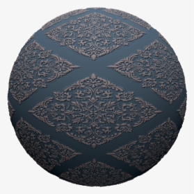 Seamless Dark Blue Wallpaper Textures - Circle, HD Png Download, Free Download
