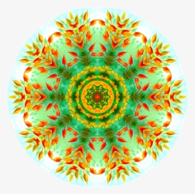 Flower,symmetry,yellow - Circle, HD Png Download, Free Download