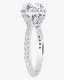 Octagon Halo Semi Mount - Engagement Ring, HD Png Download, Free Download