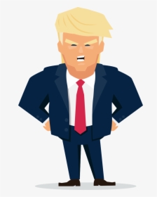 Donald Trump Illustration Clipart , Png Download - Cartoon, Transparent Png, Free Download