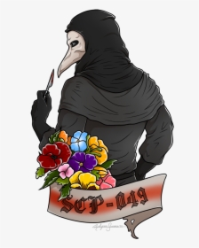 Scp-049 Баннер От Roslynnsommers Scp 049, Plague Doctor, - Plague Doctor Scp Anime, HD Png Download, Free Download