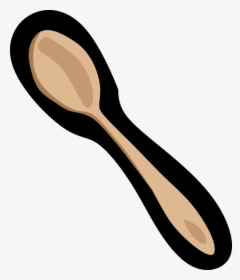 Vector Illustration Of Wooden Spoon Kitchenware Utensil - Boucle D Or Cuillère, HD Png Download, Free Download