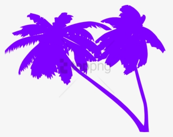 Free Png 80s Palm Tree Vector Png Image With Transparent - Palm Tree Clip Art, Png Download, Free Download