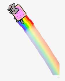 #nyancat #cat #rainbow #pixel - Pixel Rainbow Png, Transparent Png, Free Download