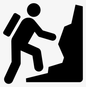 Mountain Climbing Icon Free, HD Png Download, Free Download