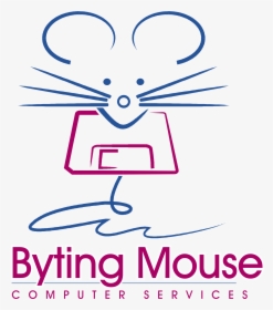 Byting Mouse Logo Png Transparent - Mouse Computer Png Logo Design, Png Download, Free Download