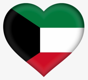 Kuwait Flag Heart Shaped, HD Png Download, Free Download