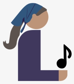 A Low German Mennonite Woman Holds A Music Note, HD Png Download, Free Download