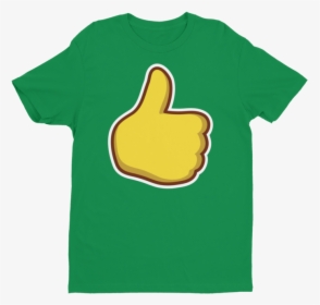 Thumbs Up Emoji Short Sleeve Next Level T Shirt"   - Rockford Peaches Shirts, HD Png Download, Free Download