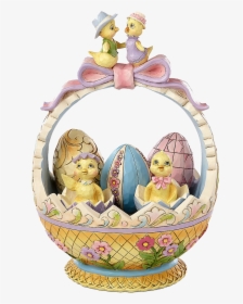 Easter Basket Png Clipart - Figurine, Transparent Png, Free Download