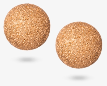 22ct Gold Sparkle Ear Studs - Sphere, HD Png Download, Free Download