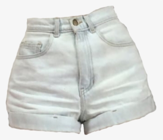 Clothes, Edit, And Korean Image - White Denim Shorts Transparent, HD Png Download, Free Download
