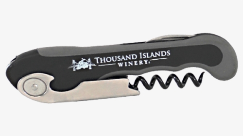 Photo Of Logo Soft Touch Gray And Black Corkscrew - Utility Knife, HD Png Download, Free Download