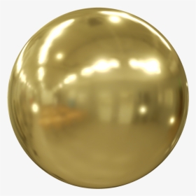 Metalgoldbrushed001 Sphere - Sphere, HD Png Download, Free Download