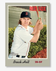 Brock Holt 2019 Heritage Baseball Base Poster - Poster, HD Png Download, Free Download