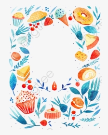 Transparent Mariachis Clipart - Frame Food Border Png, Png Download, Free Download