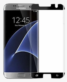 Samsung Galaxy S7 Edge Mm Full Glue Curved Glass Black - Samsung Galaxy S7 Edge, HD Png Download, Free Download