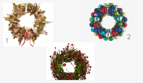 Christmas Garland Inspiration - Wreath, HD Png Download, Free Download