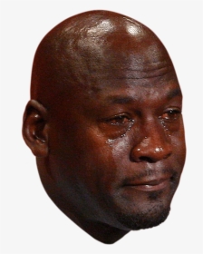 Michael Jordan Crying Face - Michael Jordan Meme Png, Transparent Png, Free Download