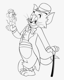Tom Drawing And Jerry - Tom And Jerry Cartoon Drawing, HD Png Download, Free Download
