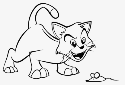 Clip Art Collection Of Free Cat - Drawing, HD Png Download, Free Download