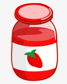 Jam Clipart Strawberry Sauce - Jam Clipart, HD Png Download, Free Download