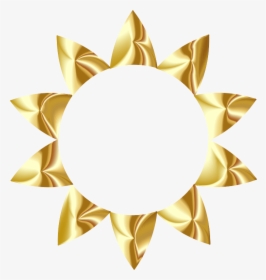 Gold Sun Png - Gold Sun No Background, Transparent Png, Free Download