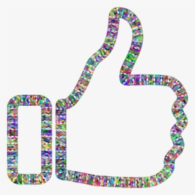 Prismatic Guilloche Thumbs Up Clip Arts - Condone Clipart, HD Png Download, Free Download