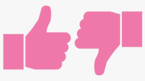 Pink Thumbs Up Button, HD Png Download, Free Download