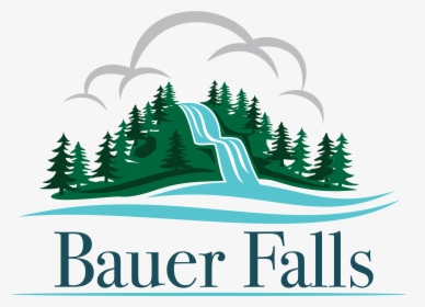 Bauer Falls - Bank Of Blue Valley, HD Png Download, Free Download
