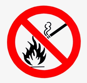No Smoking Png - No Fire Sign Png, Transparent Png, Free Download