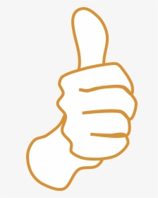 Cartoon Thumbs Up Black Background, HD Png Download, Free Download