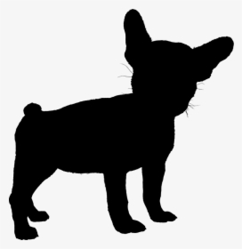 Dog, French Bulldog, Bulldog, Pet, Breed, Adorable - Bulldog Frances Vector Black And White Png, Transparent Png, Free Download