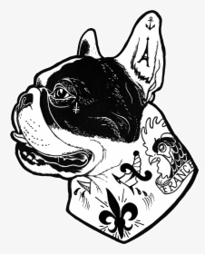 Illustration French Bulldog Art, HD Png Download, Free Download
