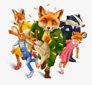 Fantastic Mr Fox Png - Roald Dahl Fantastic Mrs Fox, Transparent Png, Free Download