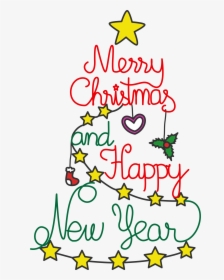 Celebrate Cliparts Download Clip - Merry Christmas And Happy New Year Free, HD Png Download, Free Download