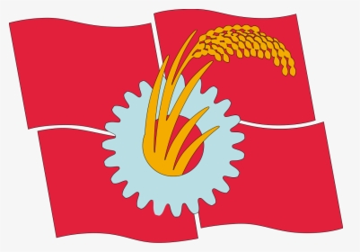 Japanese Communist Party Flag, HD Png Download, Free Download