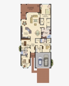 Clip Art Modern House With Pool - Beach House Floor Plans, HD Png Download, Free Download