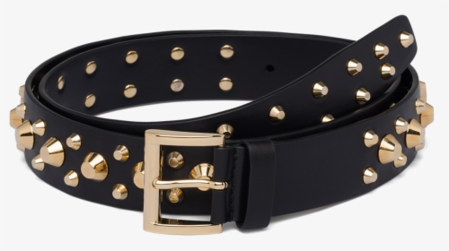 Studded Leather Belt - Buckle, HD Png Download, Free Download