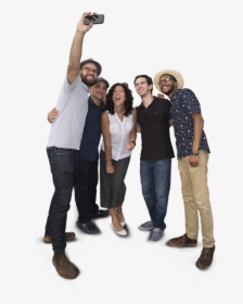 Information Group People Mobile Phones Selfie Of Clipart - People Taking Photo Png, Transparent Png, Free Download