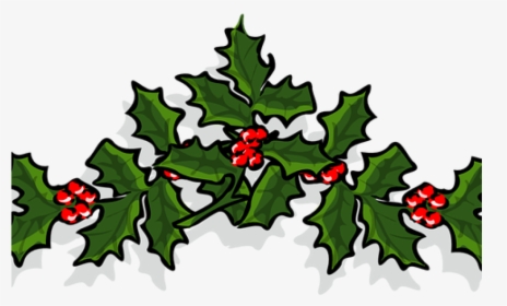 Holly Images Free Holly Ornament Holiday Free Vector - Christmas Holly Transparent, HD Png Download, Free Download
