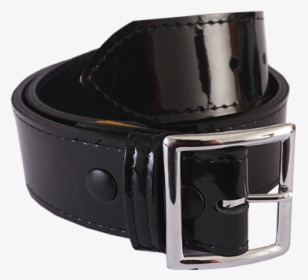 Black Patent Leather Belt - Buckle, HD Png Download, Free Download