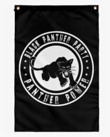 Black Panther Party Sublimated Wall Flag - Cat Jumps, HD Png Download, Free Download