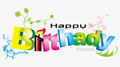 Happy Birthday To You Font Transparent Birthday Text Png Png Download Kindpng