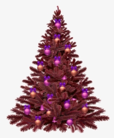 Purple Christmas Tree - Purple Christmas Tree Png, Transparent Png, Free Download