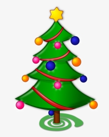 Christmas Tree Clip Arts - Christmas Tree Clipart Color, HD Png Download, Free Download