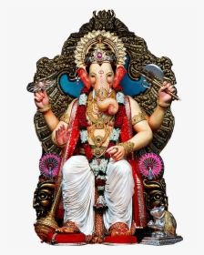 Ganesh Images Hd Png - Lalbaugcha Raja Png, Transparent Png, Free Download