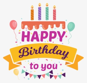 Birthday Candles Png - Happy Birthday Sticker Png, Transparent Png, Free Download