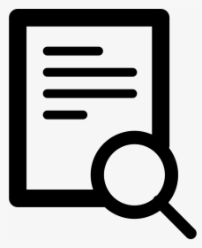 Transparent Search Icon Clipart - Document Search Icon Png, Png Download, Free Download