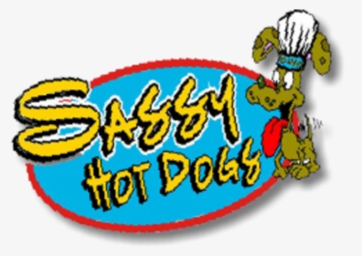 Sassy Hot Dog Logo - Sassys Hot Dogs, HD Png Download, Free Download